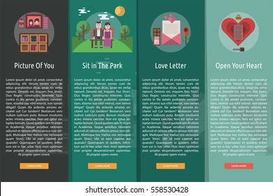 Valentine Vertical Banner Concept