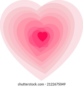 Valentine Vibes Beautiful love stack pink