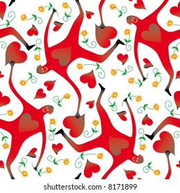 a valentine wallpaper. Select all the art and drop it into your swatches palette to create the pattern in Adobe Illustrator.