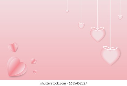 Valentine wallpaper with space for text 