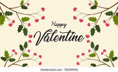 Valentine wallpaper vector. free space for text. Valentine card.