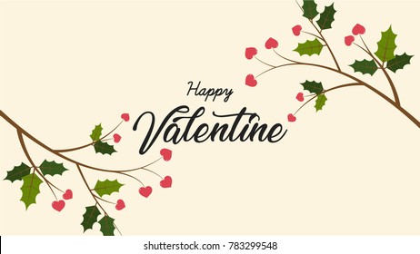 Valentine wallpaper vector. free space for text. Valentine card.