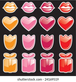valentine web buttons