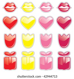 valentine web buttons