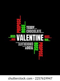 Valentine Week T shirt Designs , Poster Graphic Illustration and  Vectors