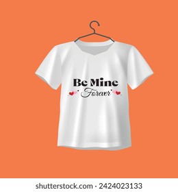 Valentine White T-Shirt for Ladies