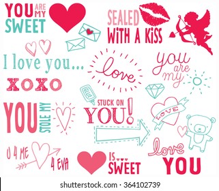Valentine Word Art