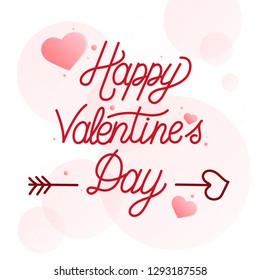 Valentine&#39;s day vector design concept