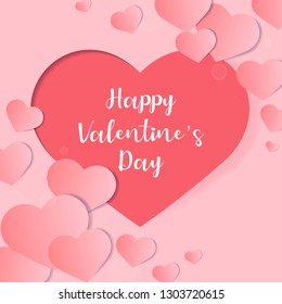 Valentine&#39;s day vector design concept