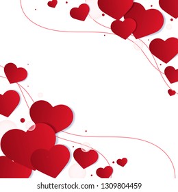 Valentine&#39;s day vector design concept