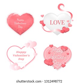 Valentine&#39;s day vector design concept