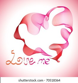 Valentines abstract heart