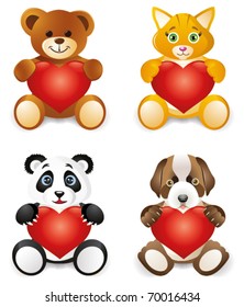 Valentine's  animals