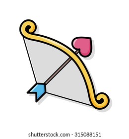 valentines arrow doodle