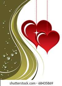 Valentines Background. Abstract Illustration. Eps10 Format.