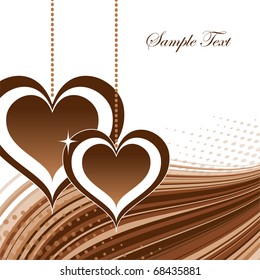 Valentines Background. Abstract Illustration. Eps10 Format.