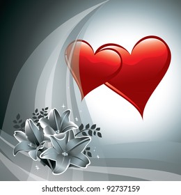 Valentines Background. Abstract Illustration. Eps10.