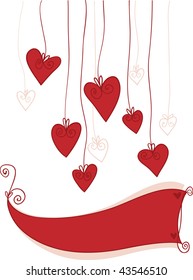 Valentines background and banner