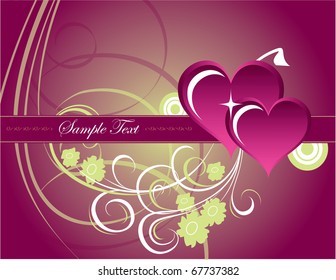 Valentines Background. Eps 10 format.