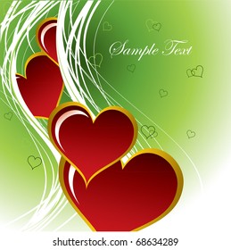 Valentines Background. Eps10 Format. Vector Illustration.