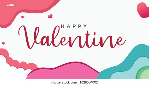 Valentine's background. Gifts, heart, confetti, pastel blue background