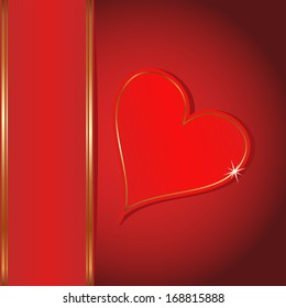 Valentines background with heart