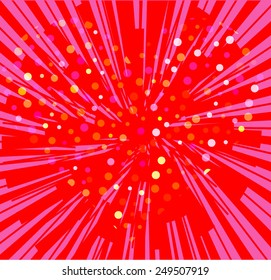 Valentine's background with hearts.