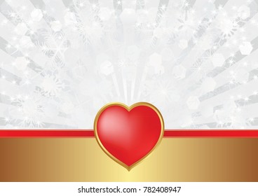 valentines background with hearts