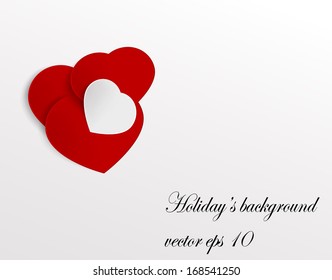 Valentine's background. Vector eps 10