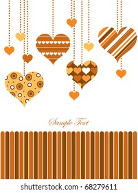 Valentines Background. Vector in eps10 format.