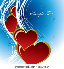 Valentines Background. Vector in eps10 format.