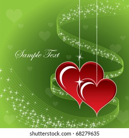 Valentines Background. Vector in eps10 format.