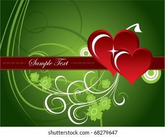 Valentines Background. Vector in eps10 format.