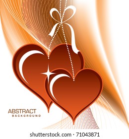 Valentines Background. Vector Illustration. Eps10 Format.