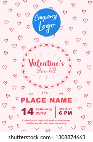 Valentines Banner A4 size