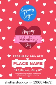 Valentines Banner A4 size