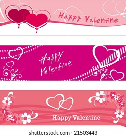 Valentine's banners