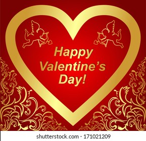 Valentine's Card or Background.