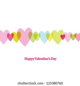 Tarjeta de San Valentín con espacio de copia