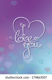 Valentine's Card with Custom Handwriting 