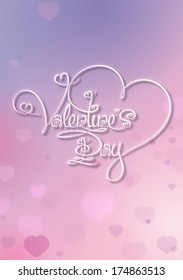 Valentine's Card with Custom Handwriting 