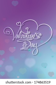 Valentine's Card with Custom Handwriting 