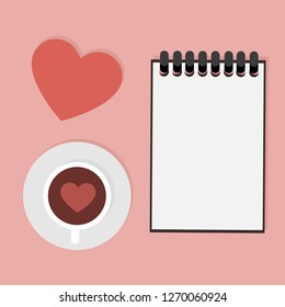 Valentine's card with dedication to write