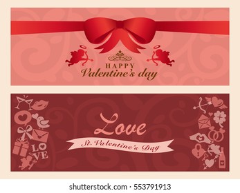Valentine's card set