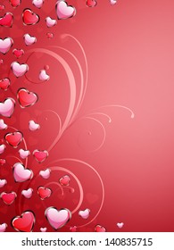 Valentine`s card - vector
