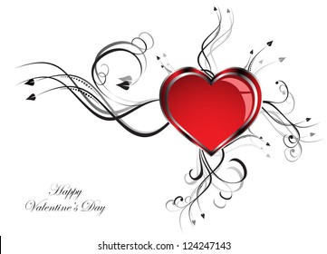 Valentine's card. Vector. Clip-art