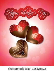 Valentine's Chocolate Hearts