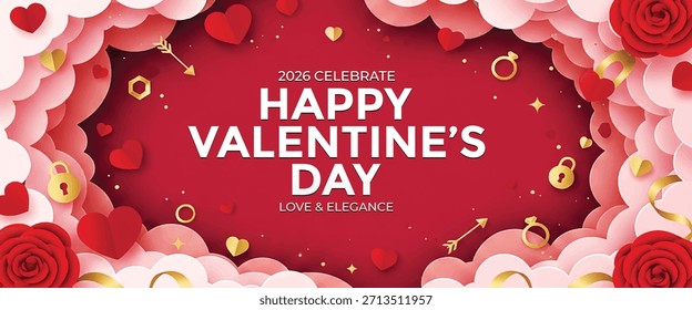 Día de San Valentín 2026: eleve su marca con este lujoso Anuncio de Vector cortado en papel en 3D rojo y dorado de alto impacto.

¡Deja de buscar! Has encontrado la Plantilla definitiva para crear unas vacaciones inolvidables