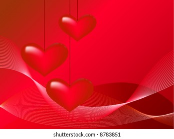 Valentine's day abstract