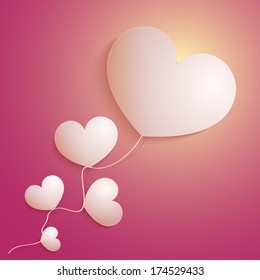 Valentine`s Day abstract background.
